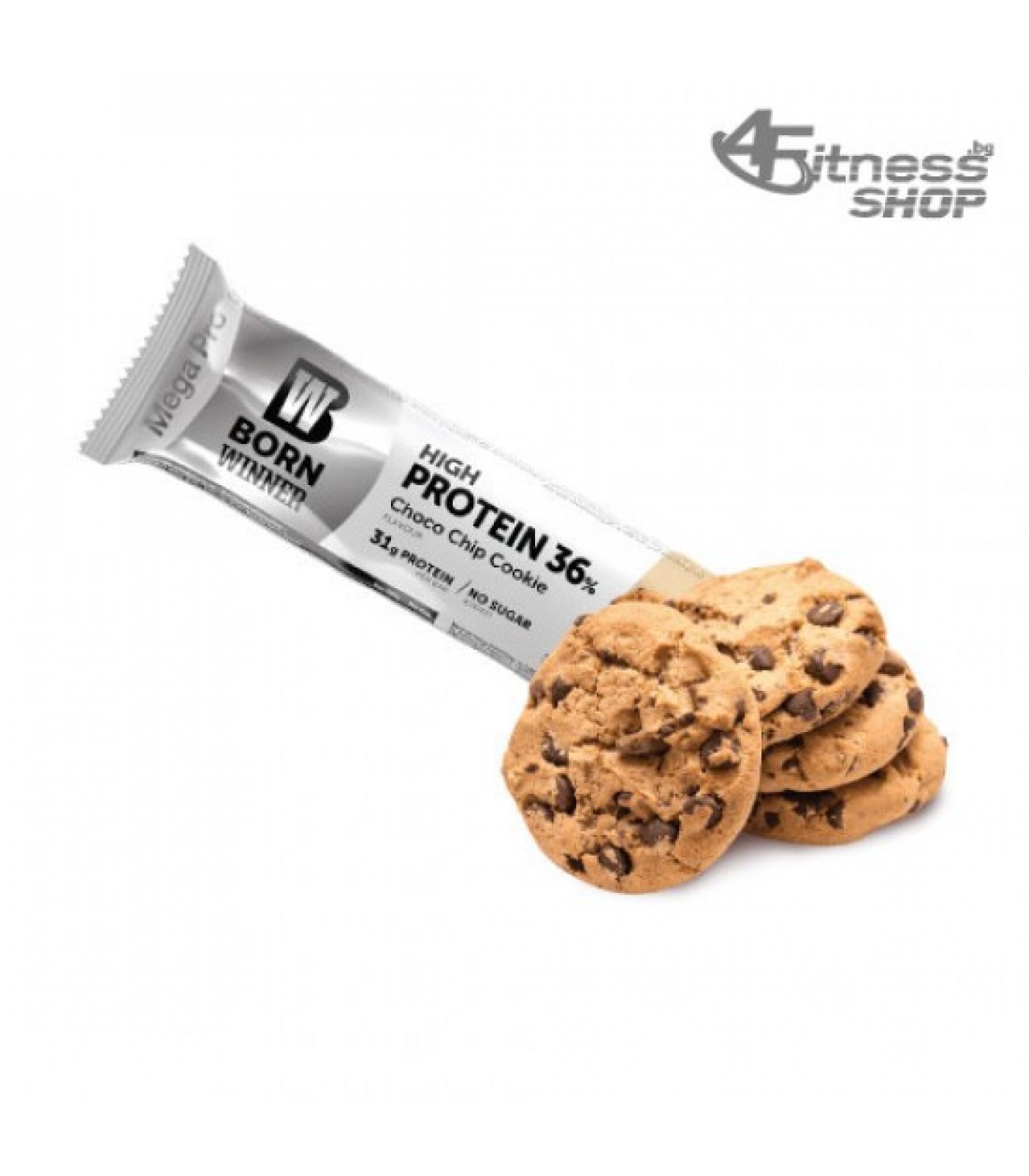 Born Winner High Protein 36 % Choco Chip Cookie 85 гр